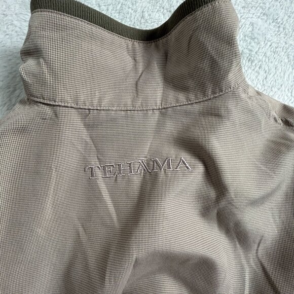 Vintage Tehama Nancy Haley Womens 1/4 Zip Pullover Windbreaker Jacket Medium Tan - Picture 4 of 10